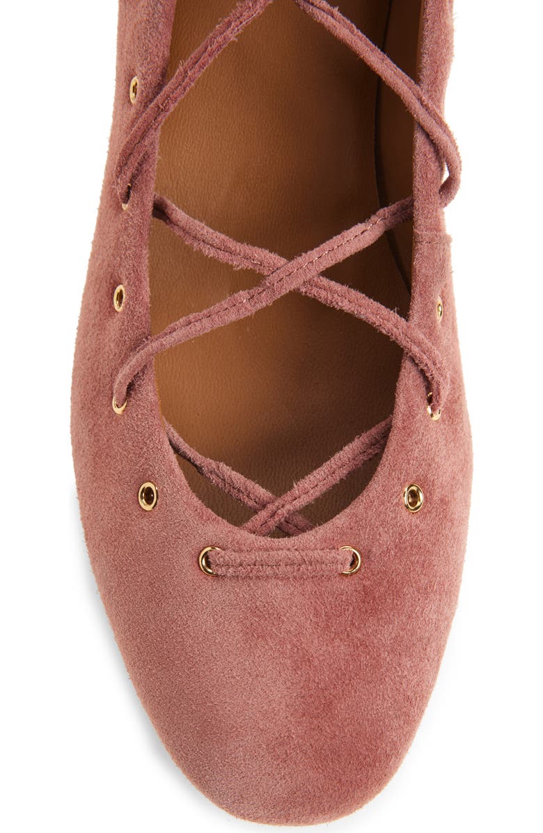 Madewell Remy Wraparound Ankle Strap Kitten Heel Pump, Alternate, color, Rosy Mauve