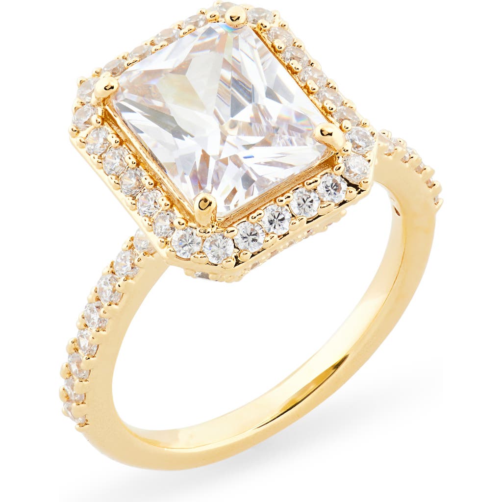 NADRI NADRI RECTANGULAR CUBIC ZIRCONIA RING