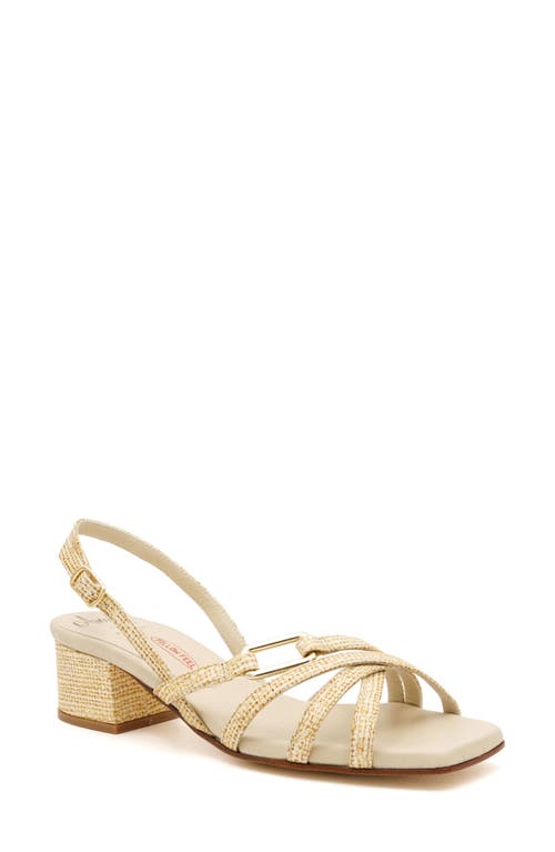 Amalfi By Rangoni Marte Slingback Sandal In Brown Glitter Balla