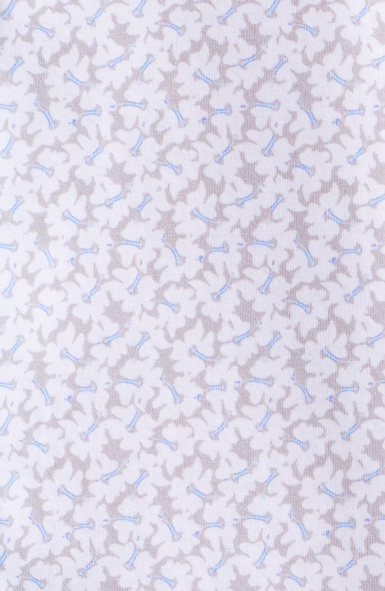 Bugatchi James OoohCotton<sup>®</sup> Floral Print Button-Up Shirt, Alternate, color, Sand