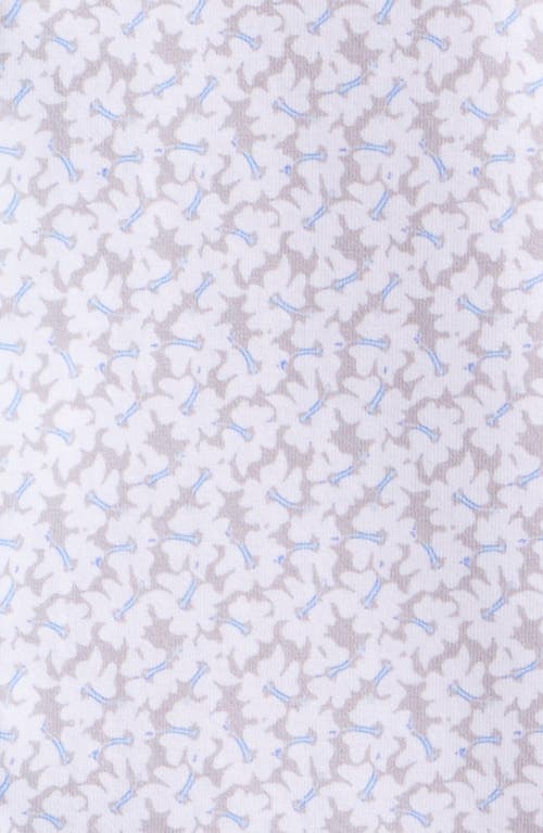 Bugatchi James Ooohcotton® Floral Print Button-up Shirt In Sand