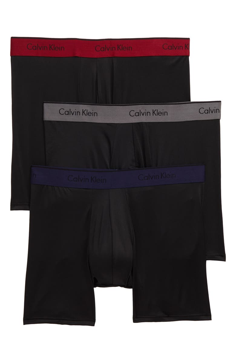 Calvin Klein 3-Pack Micro Stretch Boxer Briefs, Main, color,
