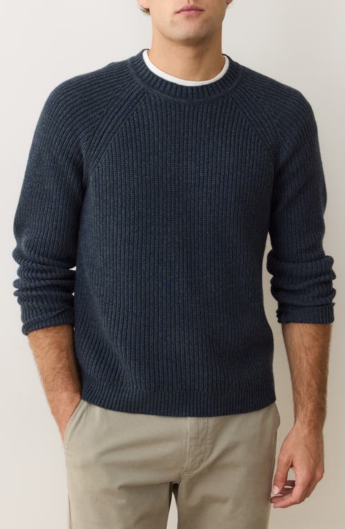 Marine Layer Inverness Rib Crewneck Sweater In Multi