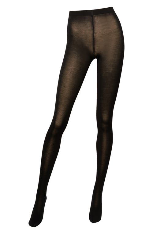 Wolford 2-pack 200-denier Stretch Virgin Wool Blend Tights In Black