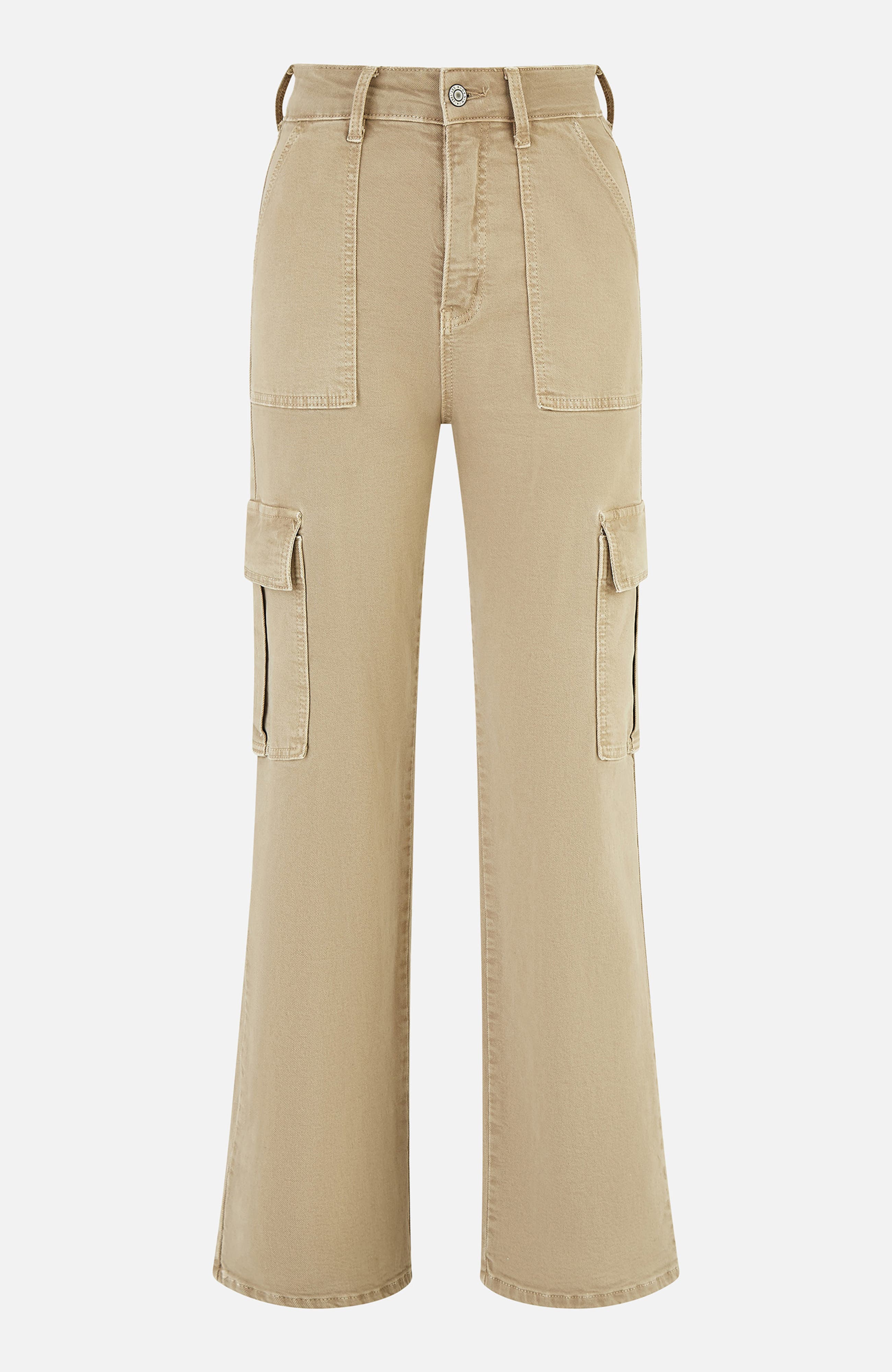 High Waist Utility Stretch Cargo Pants - image 2