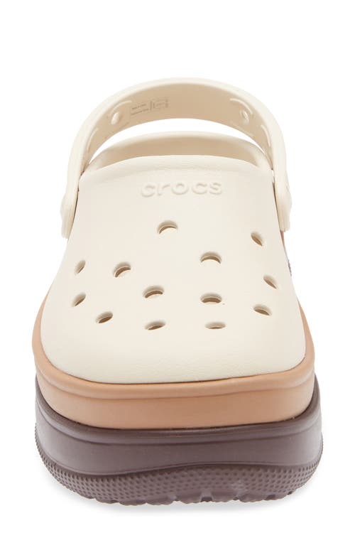 Crocs Classic Stacked Clog In Brown