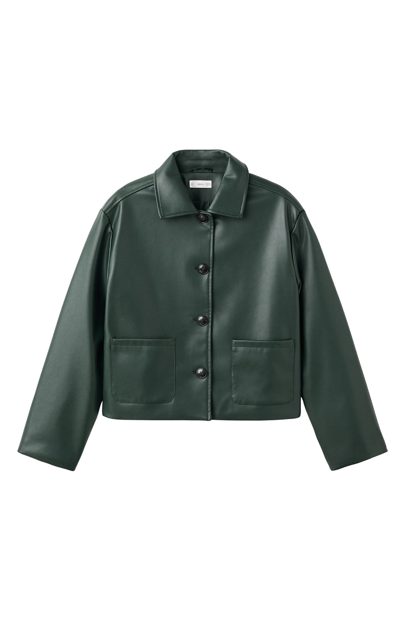 Faux Leather Jacket
