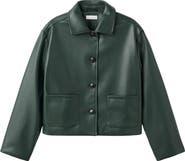 MANGO TEEN Faux Leather Jacket