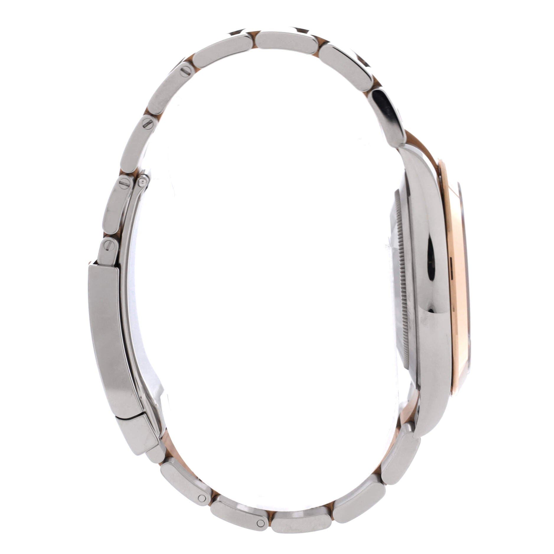Oyster Perpetual Datejust Automatic Watch Stainless Steel and Rose Gold 41, Alternate, color, Metallic Silver