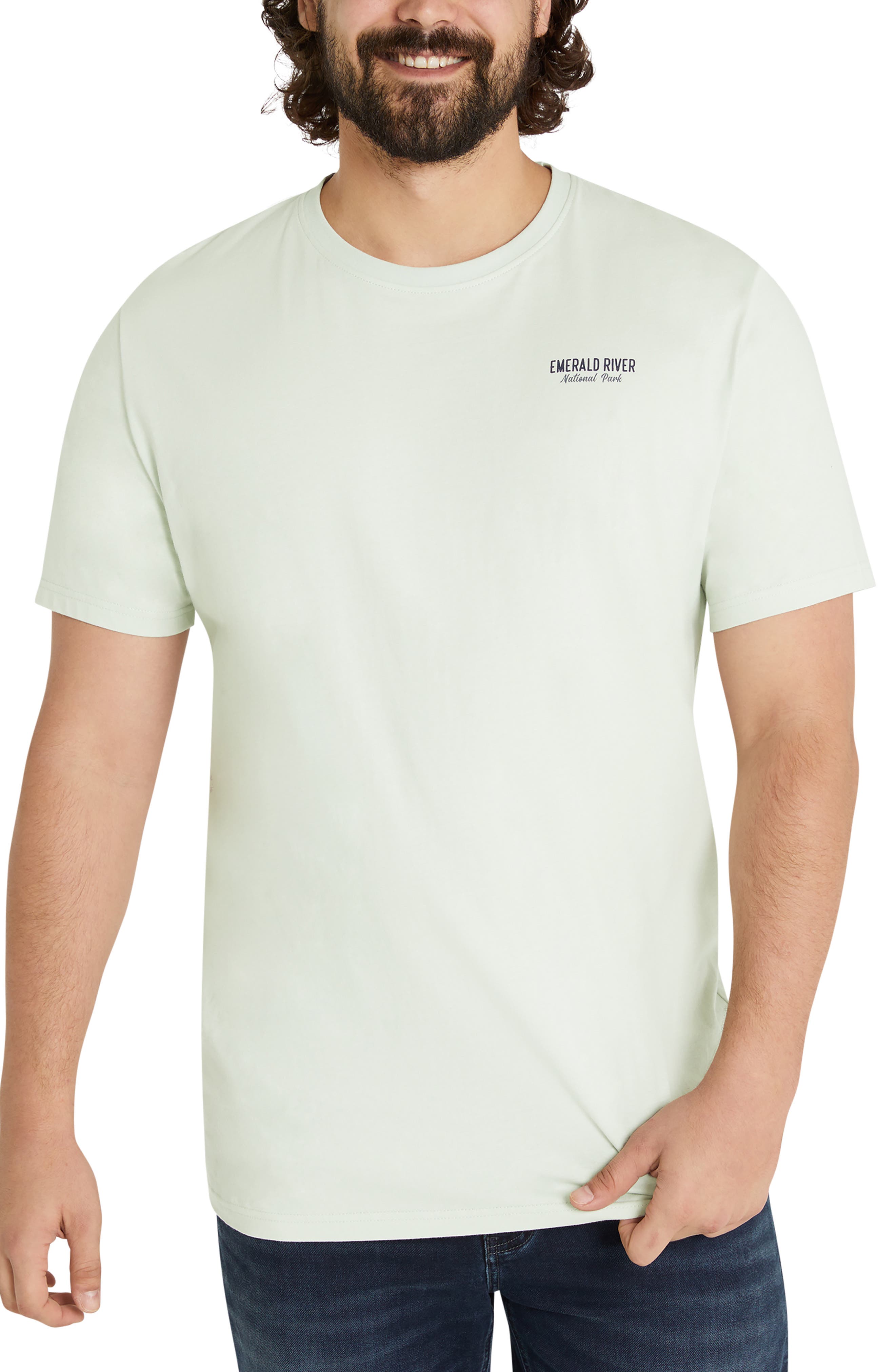 Johnny Bigg Emerald River Longline Graphic T-Shirt (Men) | Nordstrom