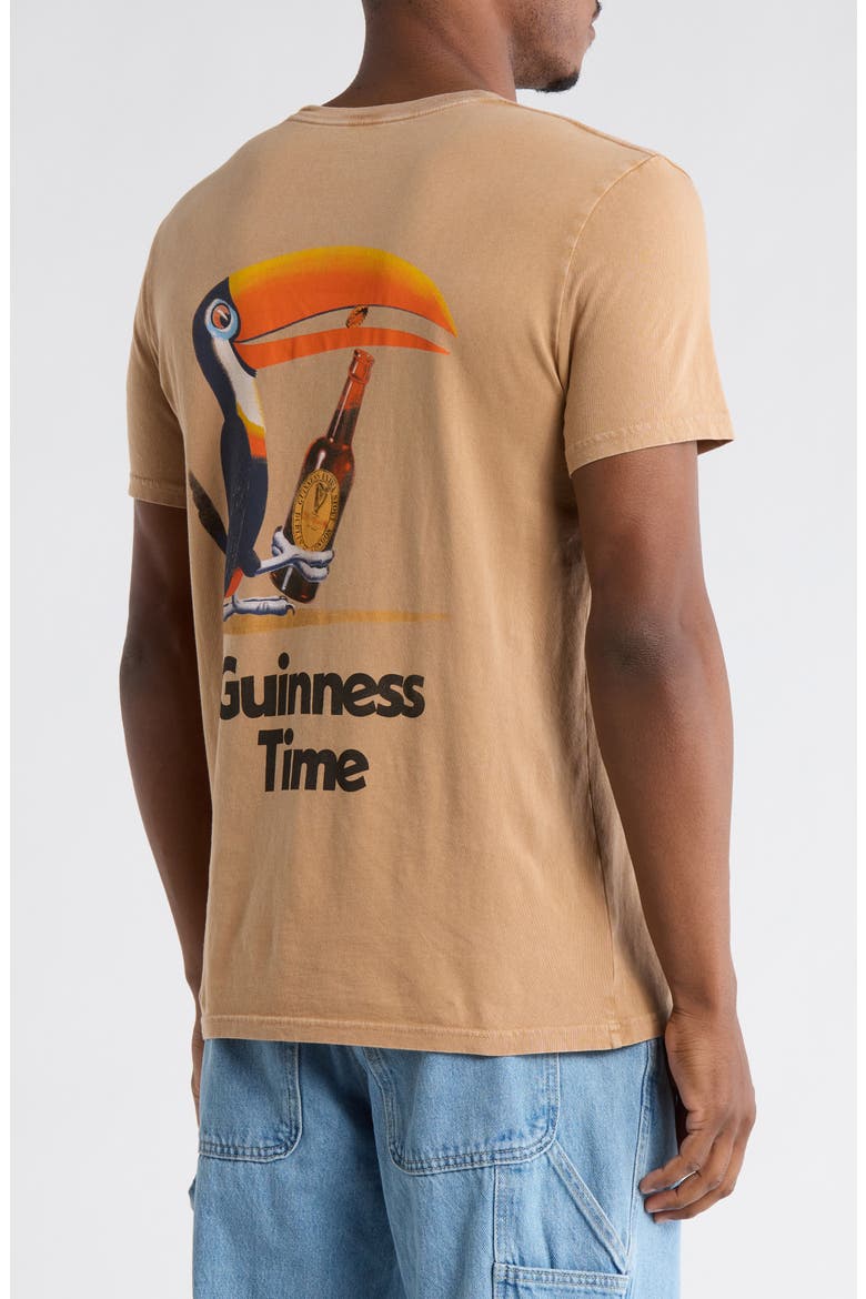 Guinness Toucan Graphic T-Shirt, Alternate, color, TANNIN