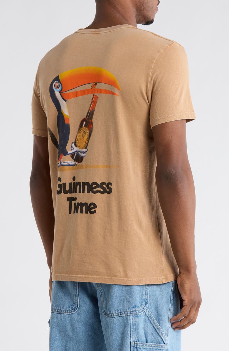 Lucky Brand Guinness Toucan Graphic T-Shirt, Alternate, color, Tannin