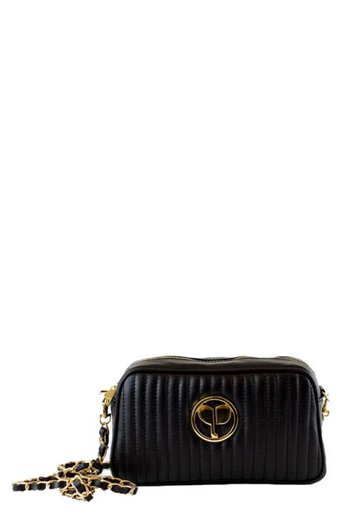Channel Quilt Crossbody Bag