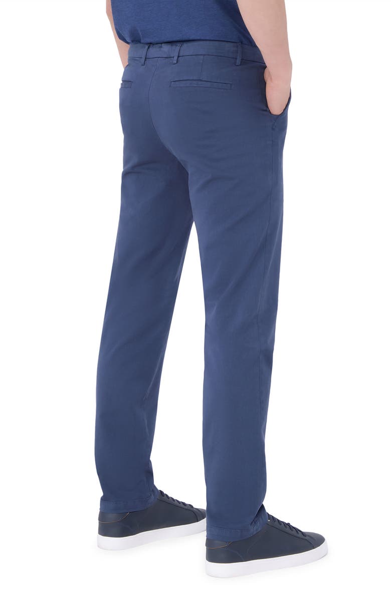 Bugatchi Parker Stretch Chino Pants, Alternate, color, Navy
