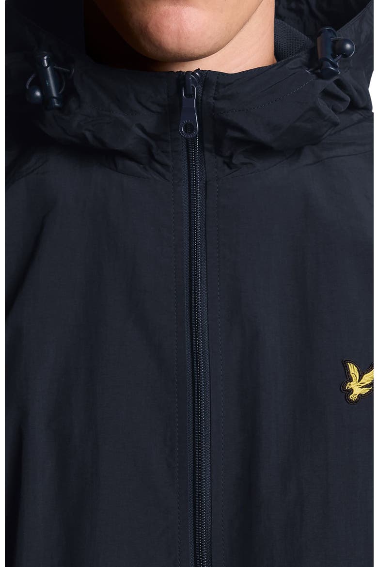 Zip Through Hooded Jacket, Alternate, color, Dark Navy