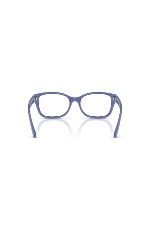 Ralph Lauren 53mm Rectangle Optical Glasses In Blue