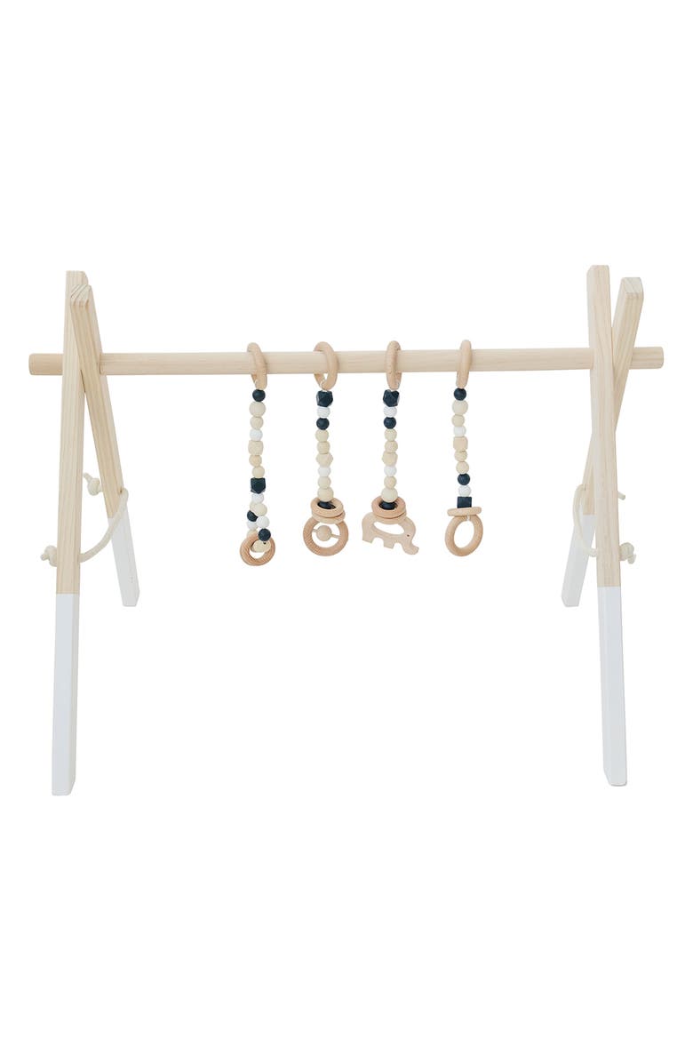 Poppyseed Play Wooden Baby Gym, Main, color, 