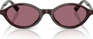 Jimmy Choo 51mm Oval Sunglasses