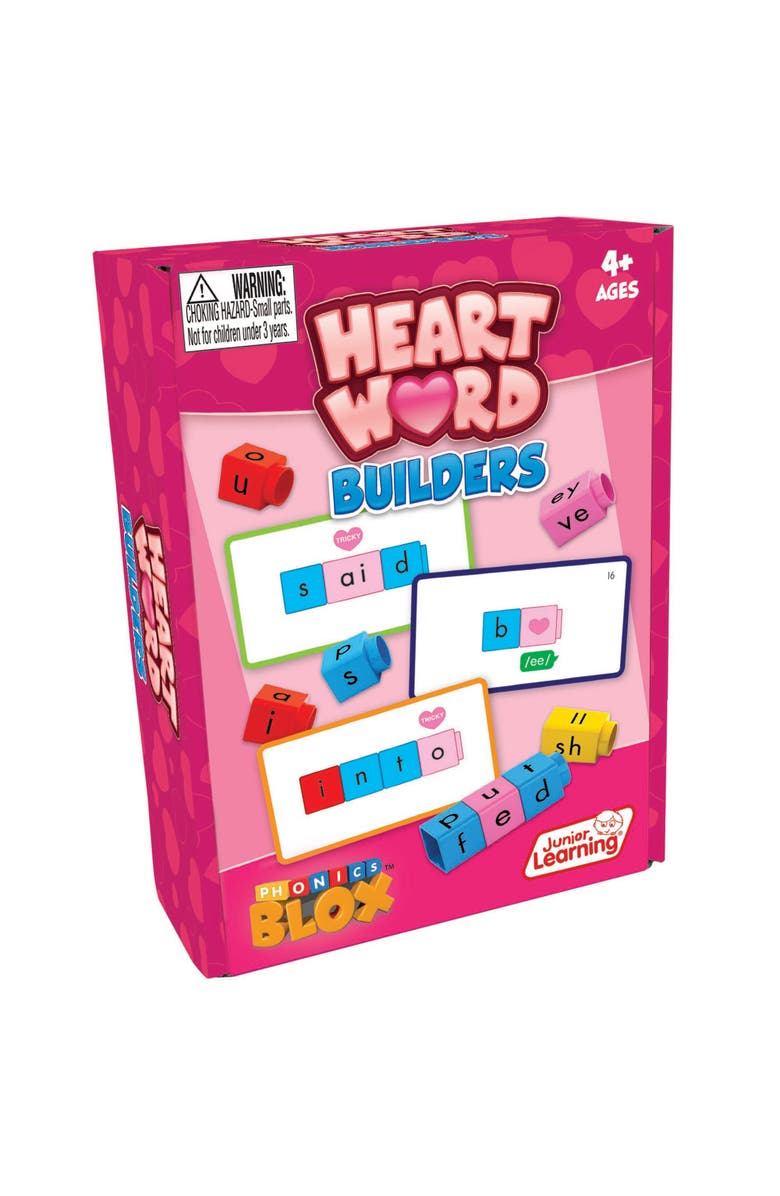 Junior Learning Phonics Blox Heart Word Builders, Main, color, Multicolored