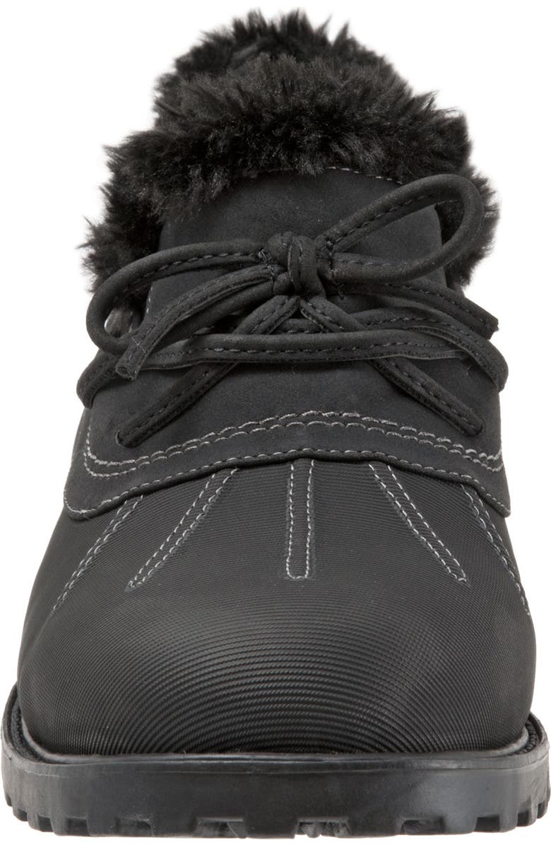 Trotters Belle Faux Fur Lined Waterproof Bootie, Alternate, color,