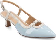 Journee Collection Padma Slingback Kitten Heel Pump - Wide Width Available