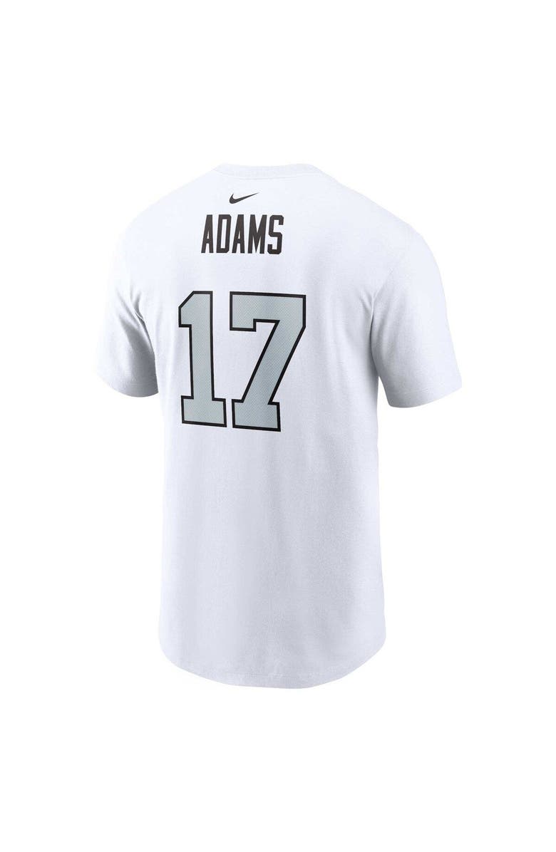 Nike Men's Nike Davante Adams White Las Vegas Raiders Player Name & Number T-Shirt, Alternate, color, 