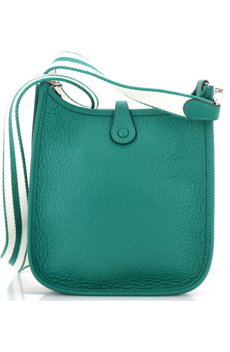 Pre-Owned Hermes Evelyne Bag Gen III Clemence TPM, Alternate, color, Vert Vertigo