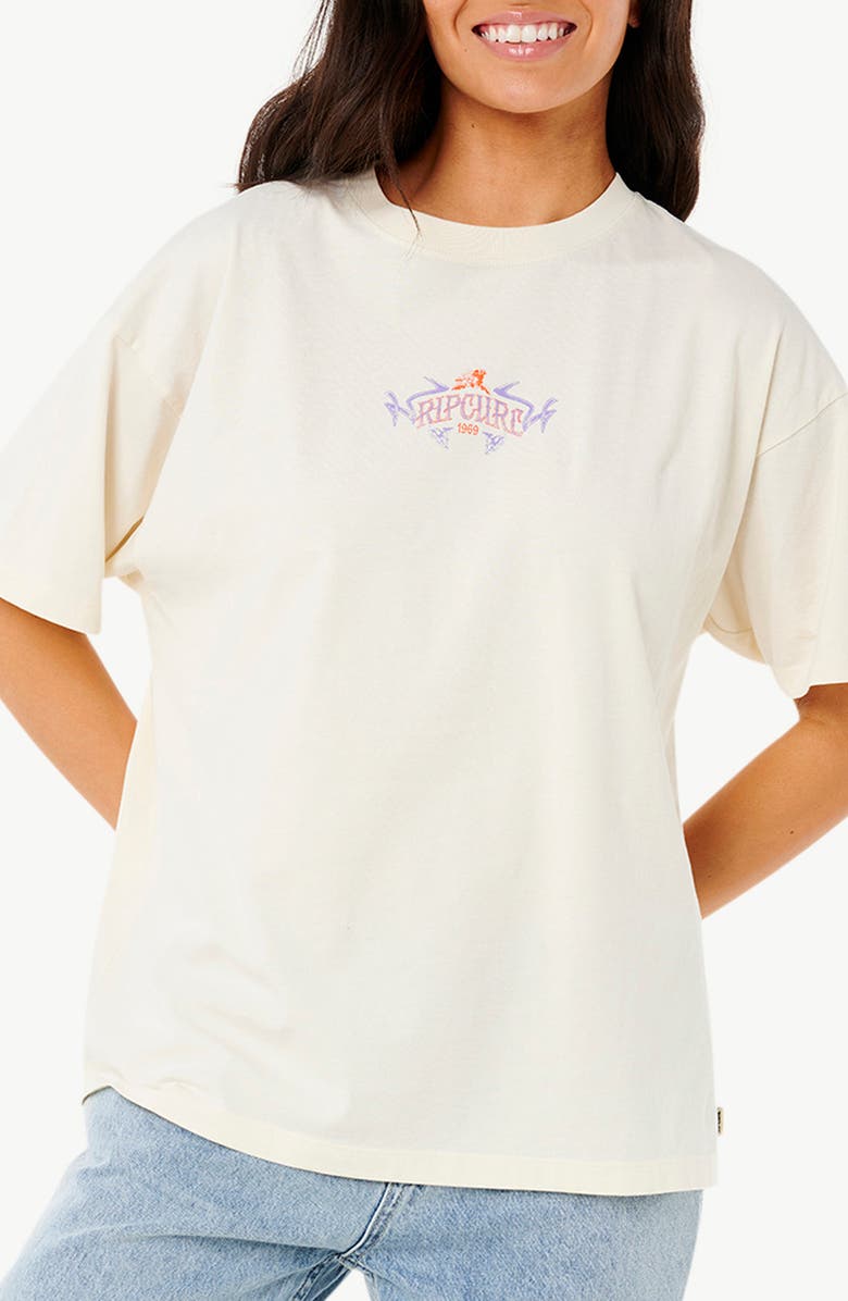 Rip Curl Tour Heritage Graphic T-Shirt, Main, color, Bone