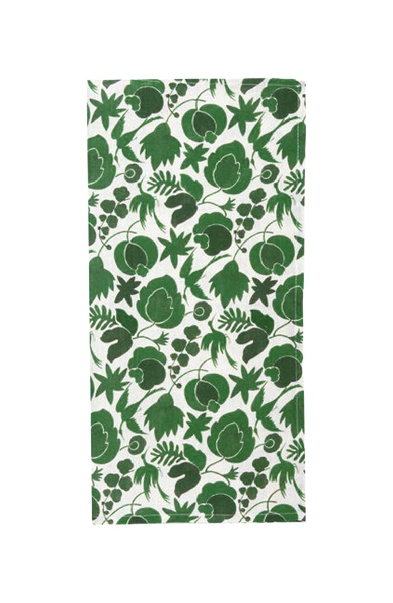 La DoubleJ Large Napkins Set Of 2, Alternate, color, Wildbird Small Green