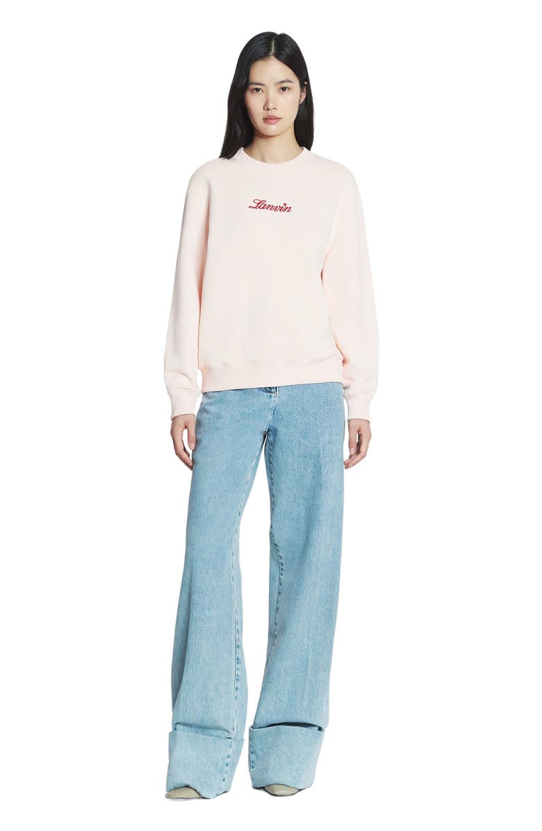 Lanvin EMBROIDERED SWEATSHIRT, Main, color, 