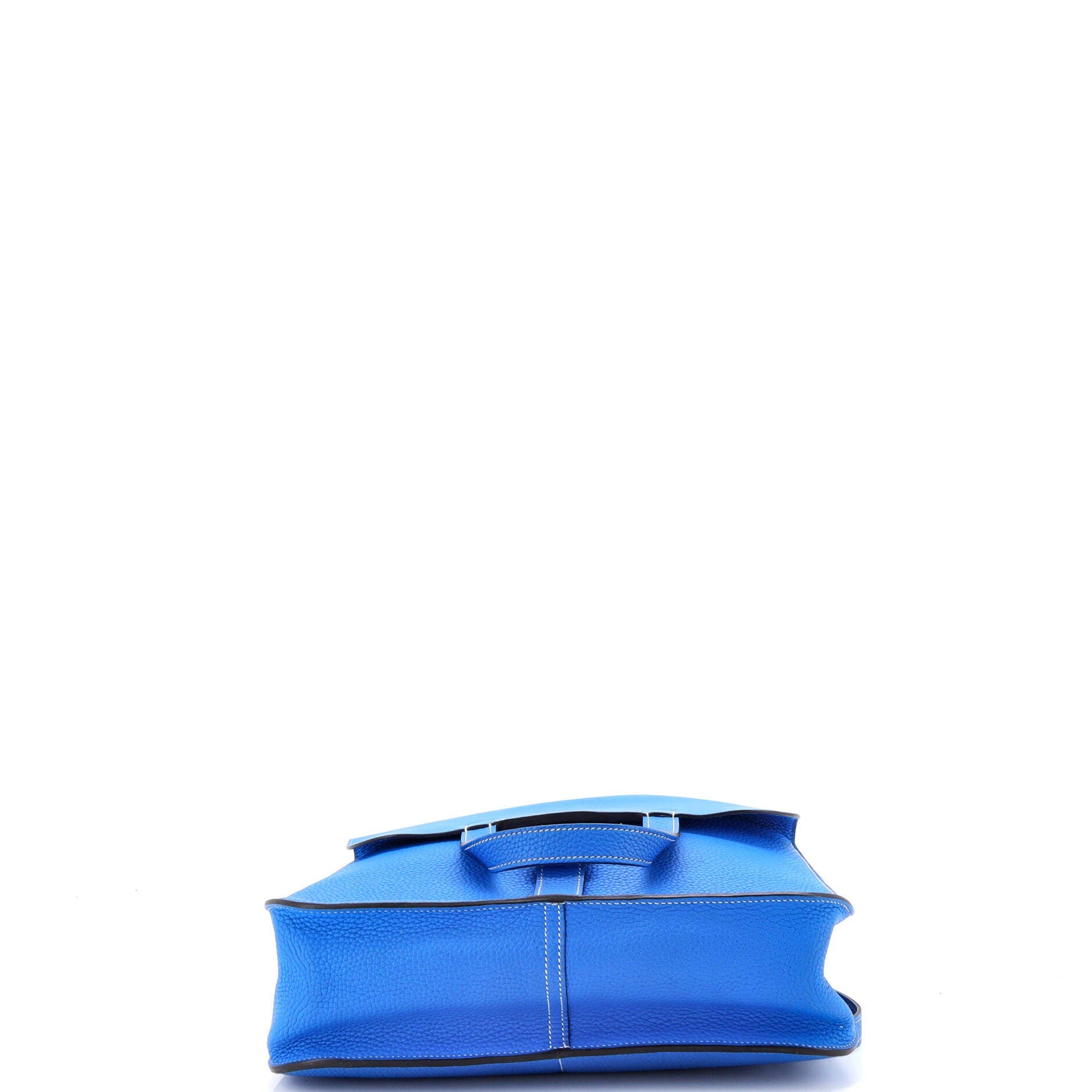 Pre-Owned Hermes Halzan Bag Clemence 31, Alternate, color, Bleu Hydra