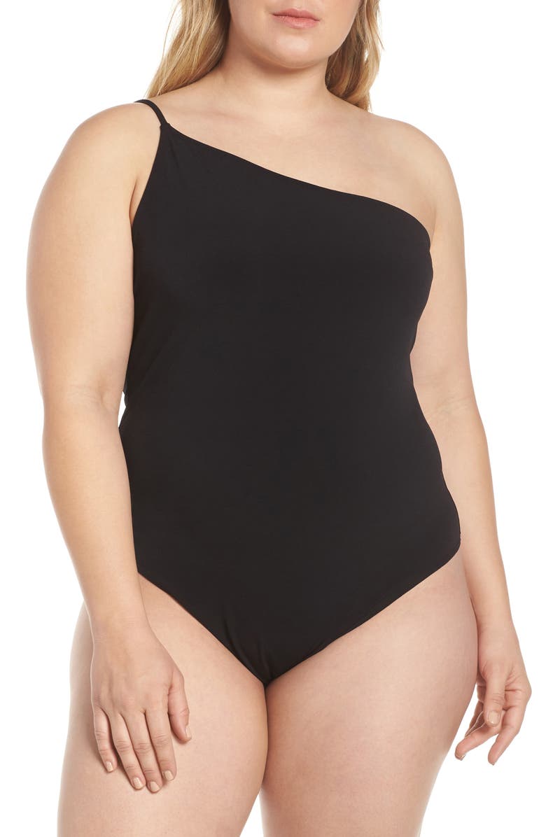 Leith One-Shoulder Bodysuit, Alternate, color,