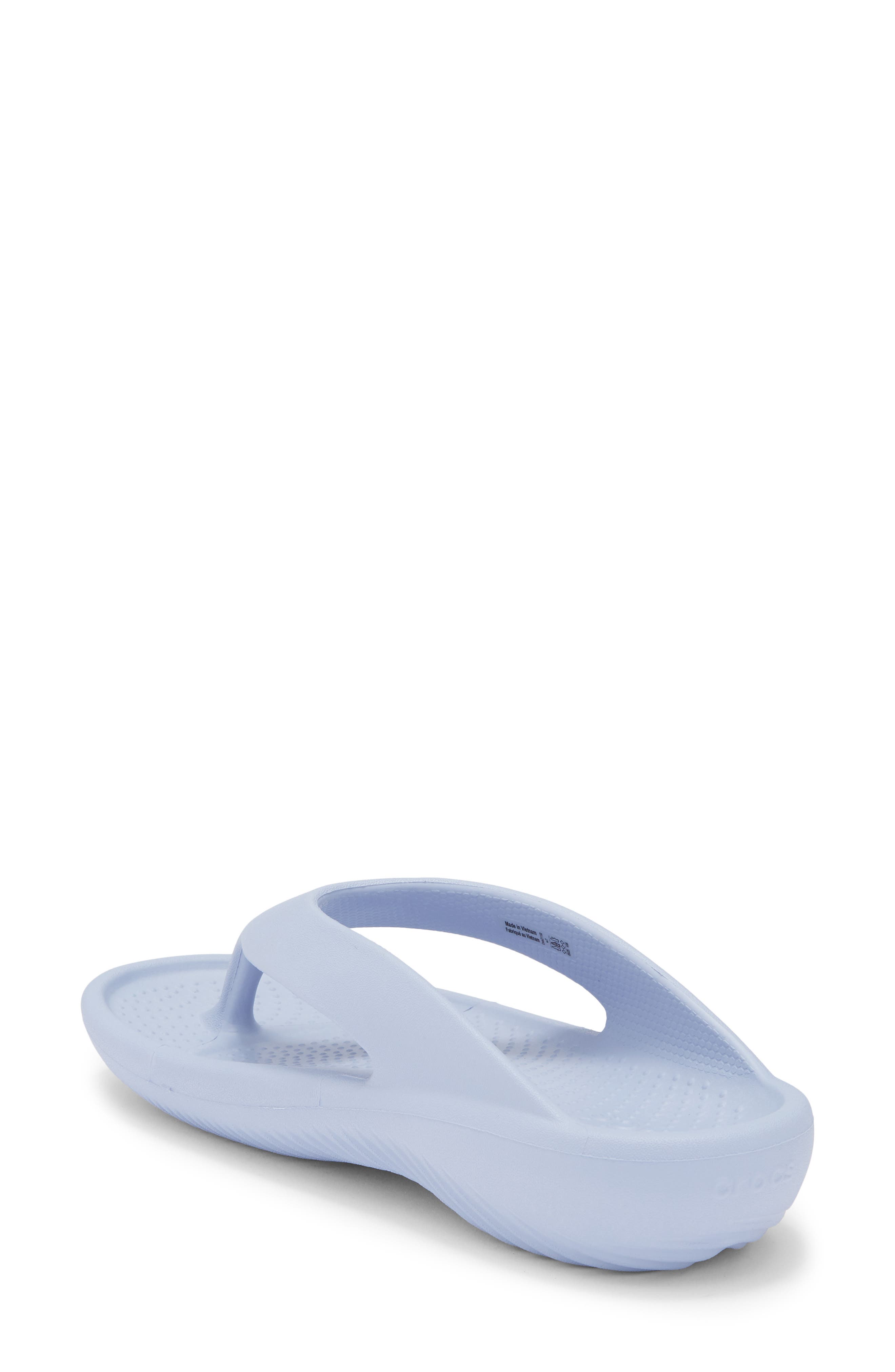 CROCS Mellow Recovery Flip Flop Sandal, Alternate, color, Blue Haze