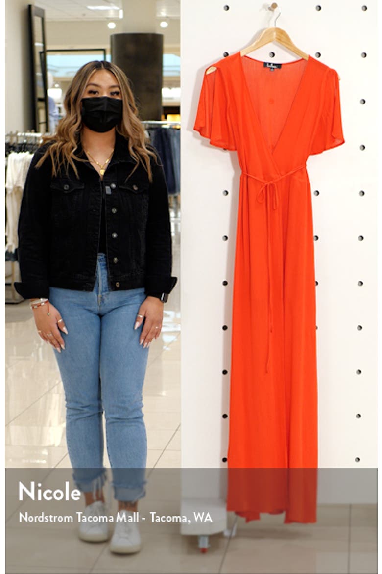 Much Obliged Wrap Maxi Dress video