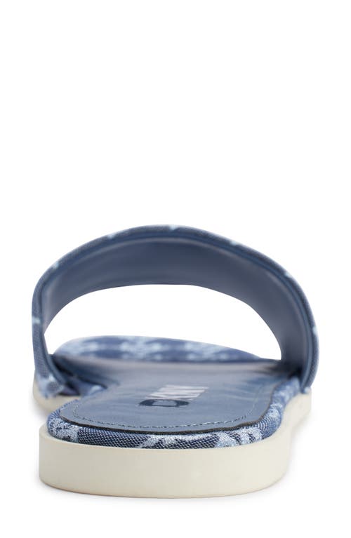 Shop Dkny Waconia Denim Jacquard Slide Sandal