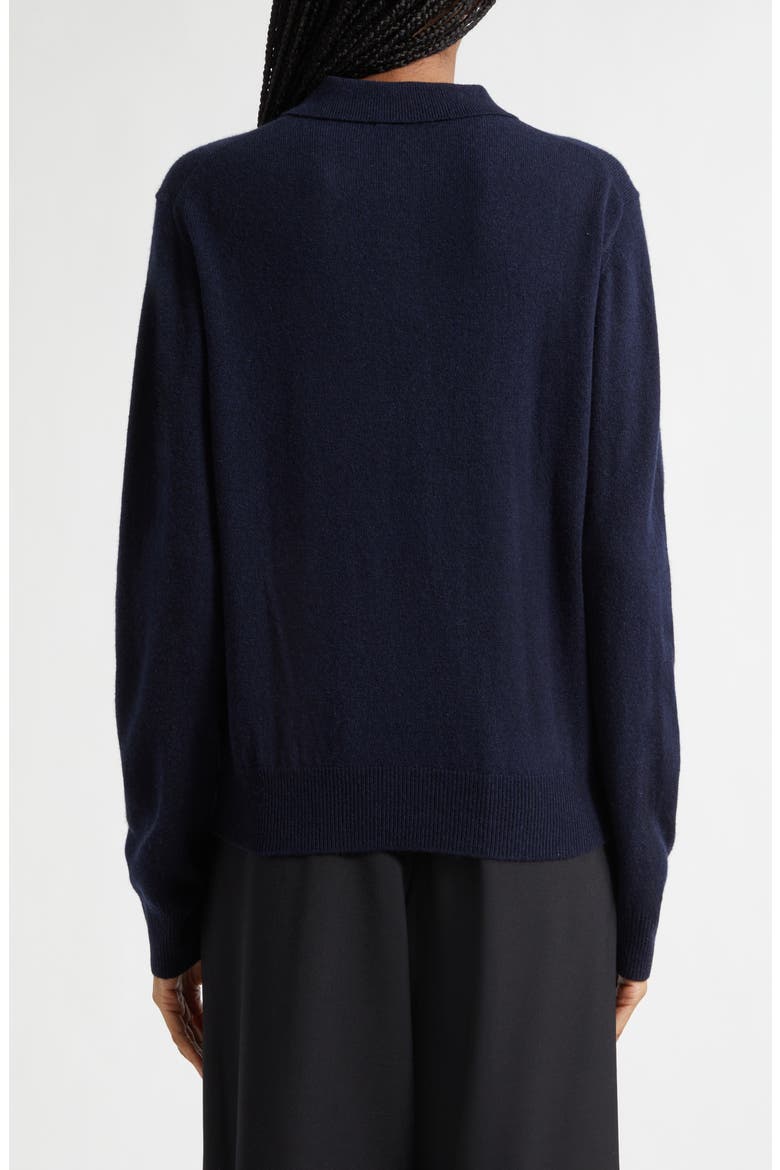 Wool & Cashmere Polo Sweater, Alternate, color, NAVY