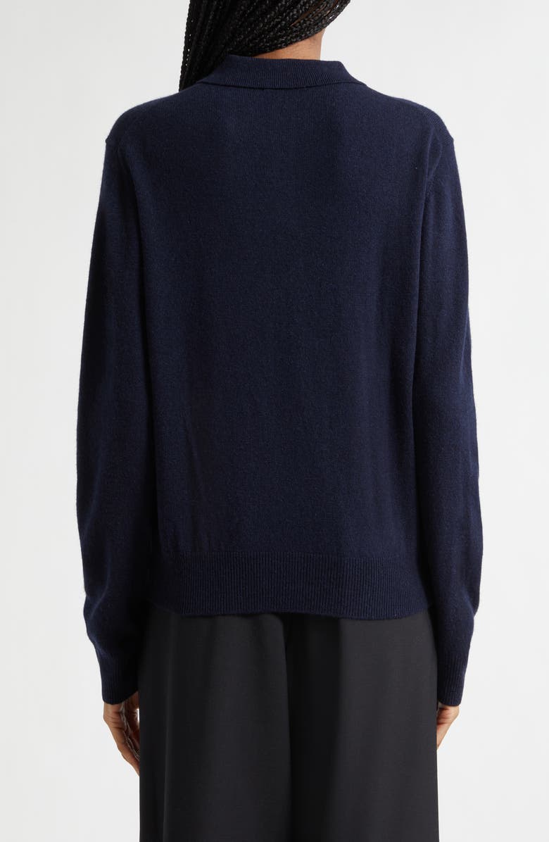 Hommegirls Wool & Cashmere Polo Sweater, Alternate, color, Navy