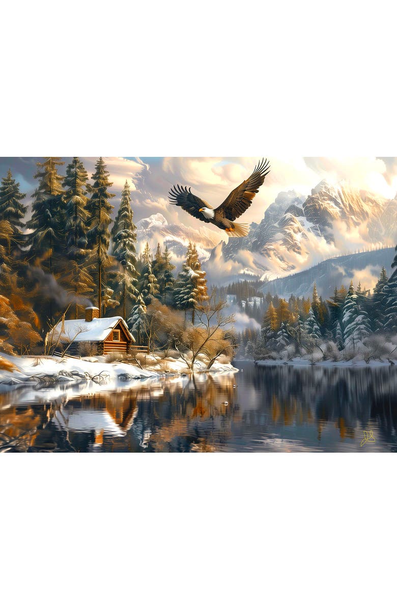 Sunsout Winter Eagle Flight 1000 piece Jigsaw Puzzle for Adults, Alternate, color, Multicolor
