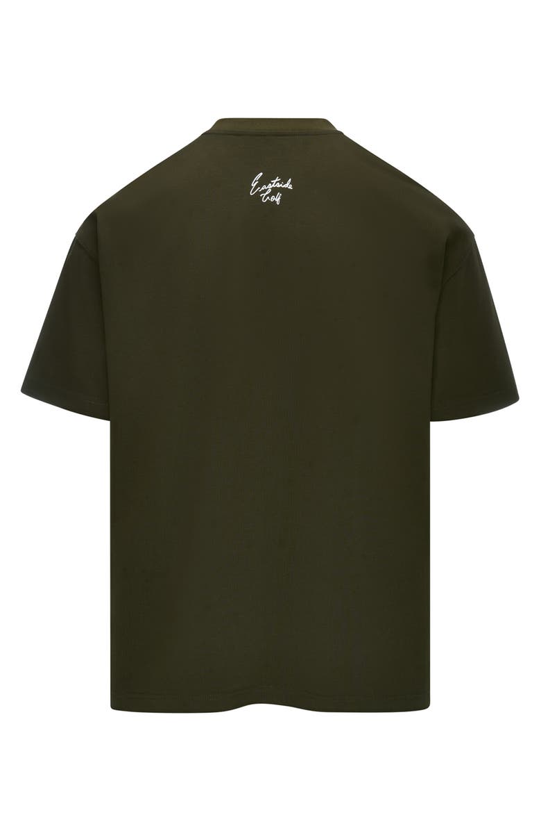 Eastside Golf Always Reading Cotton Graphic T-Shirt, Alternate, color, Hunter Green