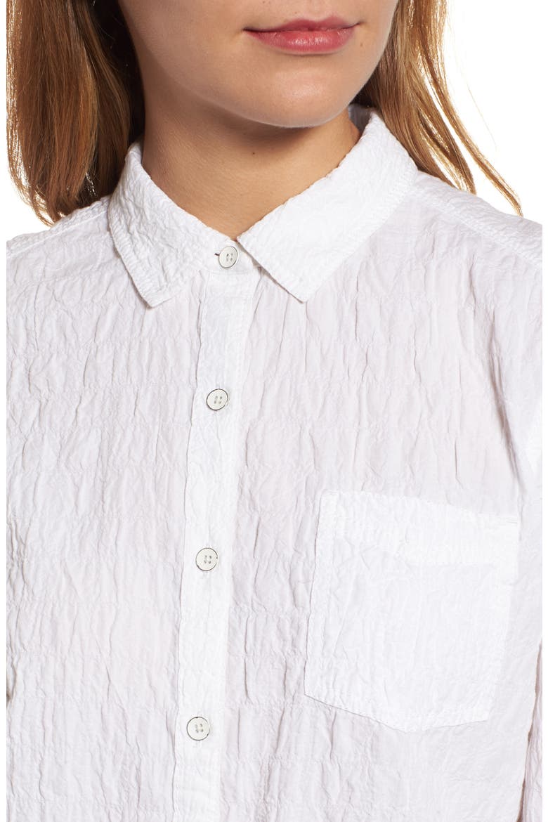Button Up Shirt, Alternate, color, WHITE