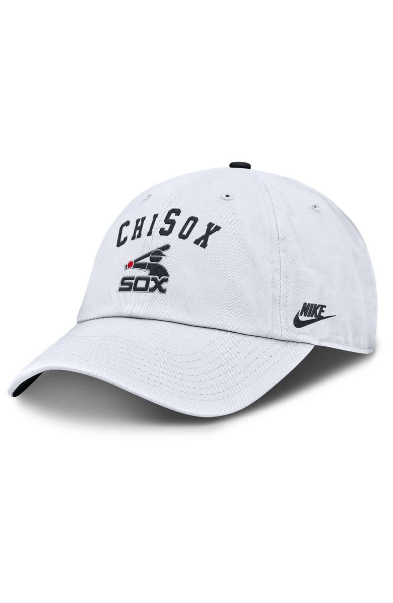 Nike Men's Nike  White Chicago White Sox Cooperstown Collection Club Adjustable Hat, Main, color, 