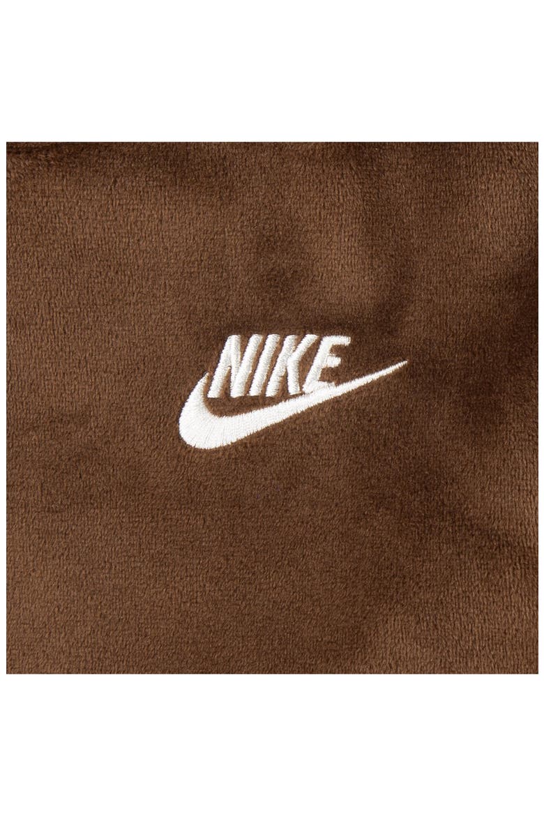 Home Swoosh Home Velour Hoodie & Flare Leggings Set, Alternate, color, BLACK