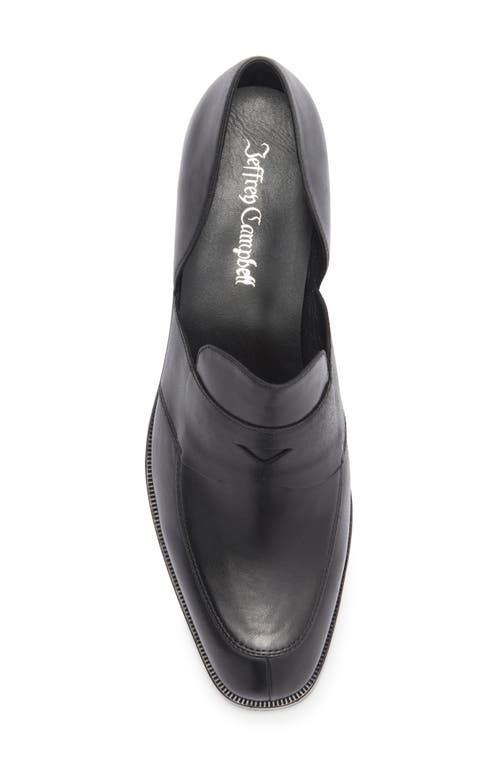 Jeffrey Campbell Empirical D'orsay Penny Loafer In Black
