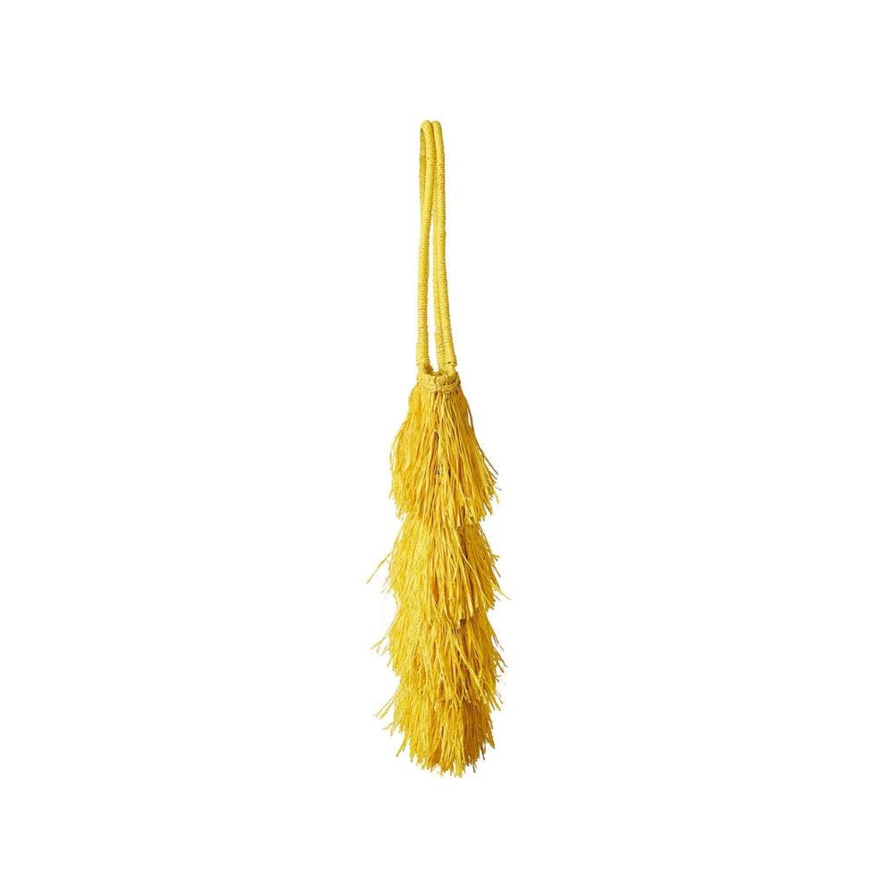 The Sasha Raffia Tote Bag, Alternate, color, Yellow