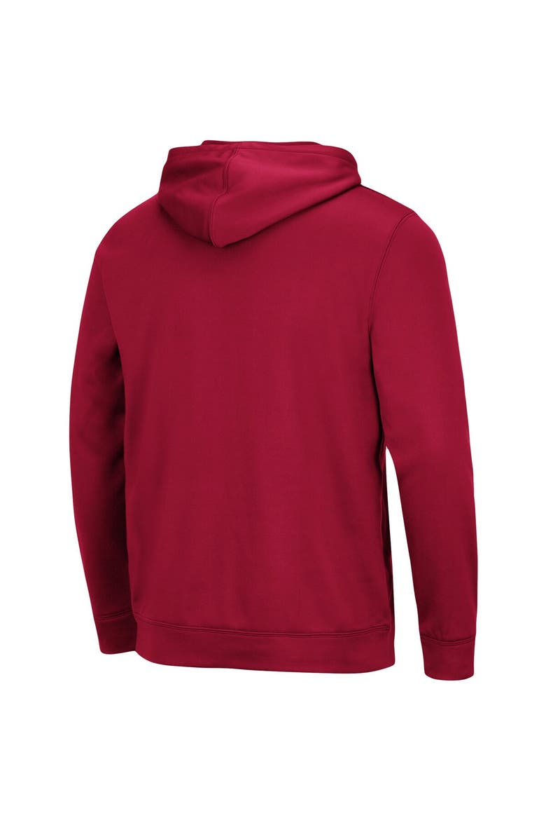 Men's Colosseum Cardinal Stanford Cardinal Lantern Pullover Hoodie, Alternate, color, Cardinal