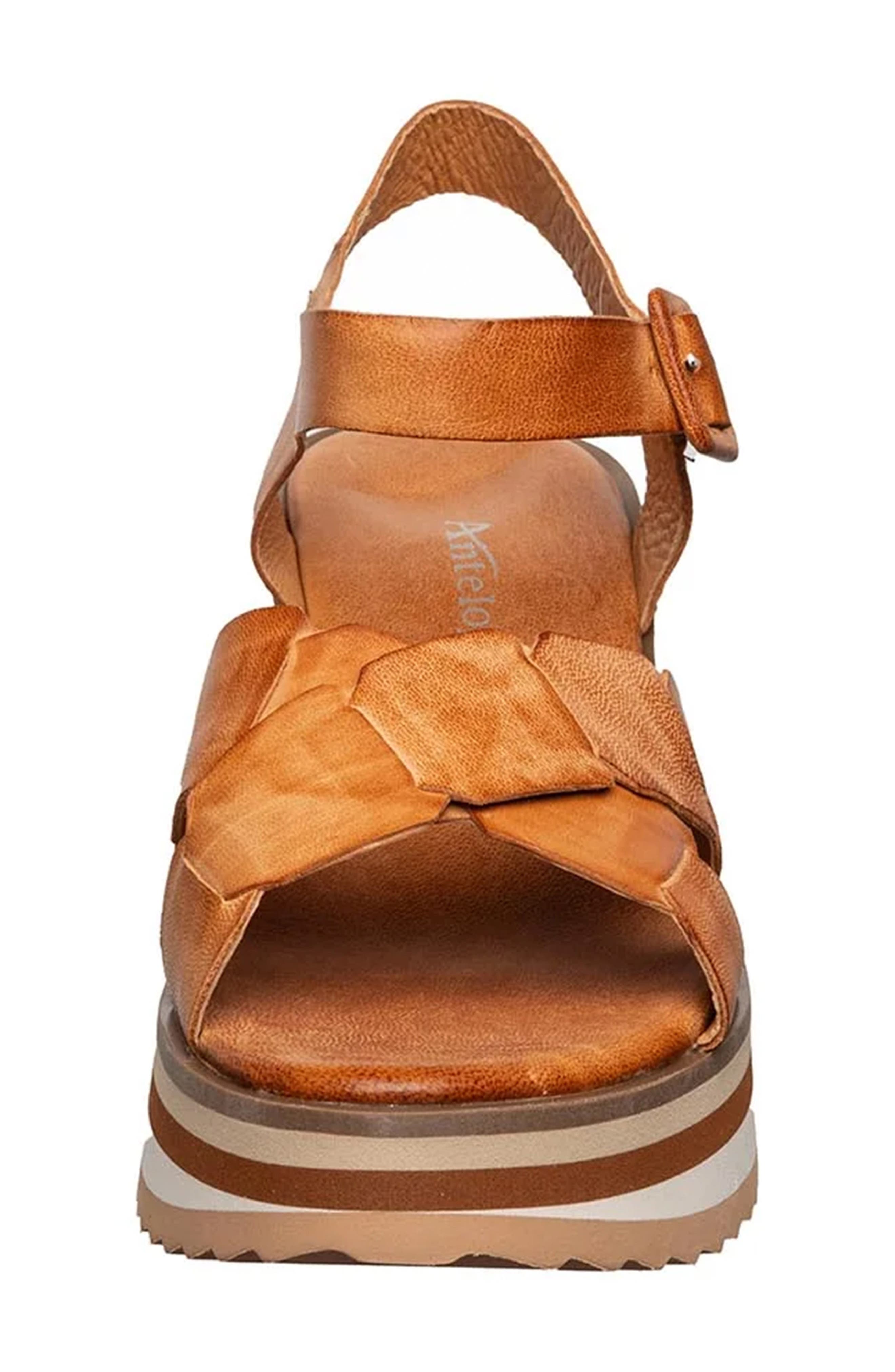 ANTELOPE Poppy Platform Wedge Sandal, Alternate, color, Tan