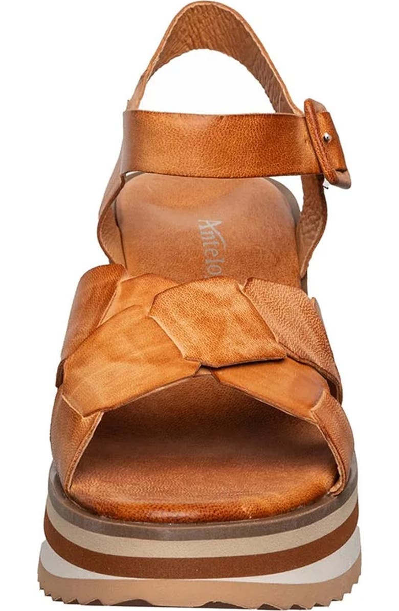 ANTELOPE Poppy Platform Wedge Sandal, Alternate, color, Tan