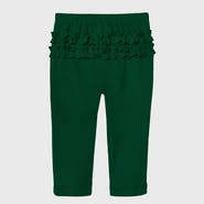 CITY THREADS Girls Ruffle Butt Soft 100% Cotton Leggings