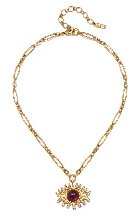 Dalila Evil Eye Talisman Necklace