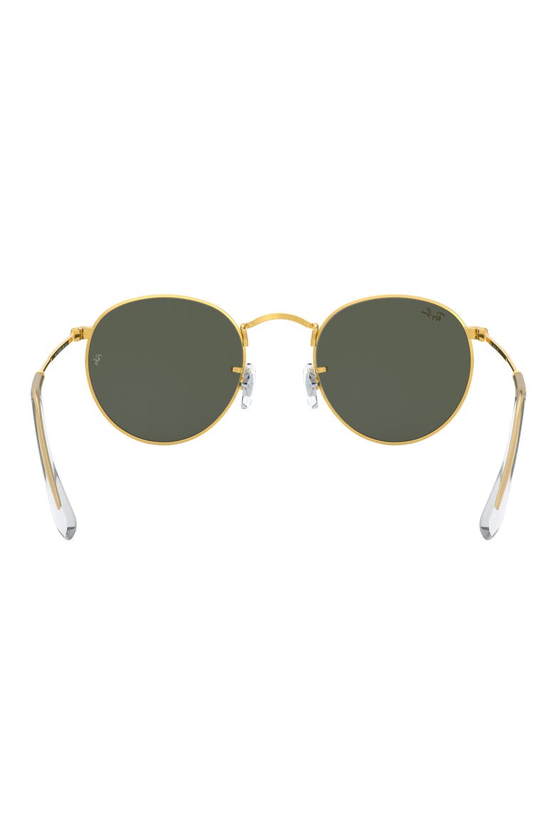 47mm Round Sunglasses, Alternate, color, GOLD/ LIGHT GREEN